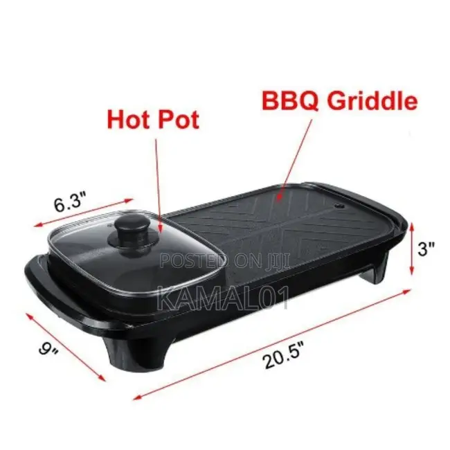 2 in 1 Multifunctional Electric BBQ