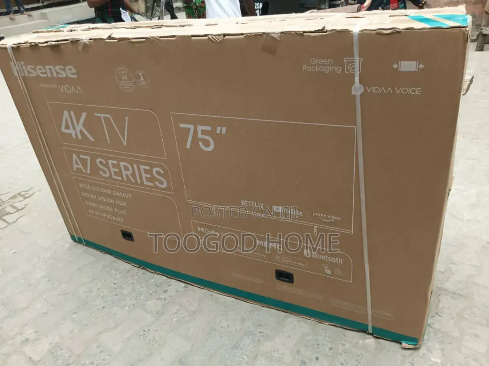 75" Smart Televisions Hisense