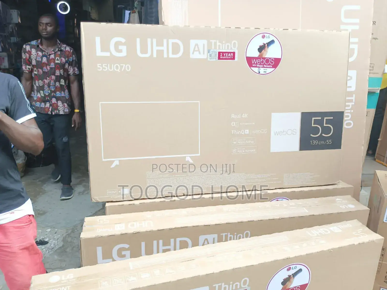 55" Lg Uhd Smart Television Webo