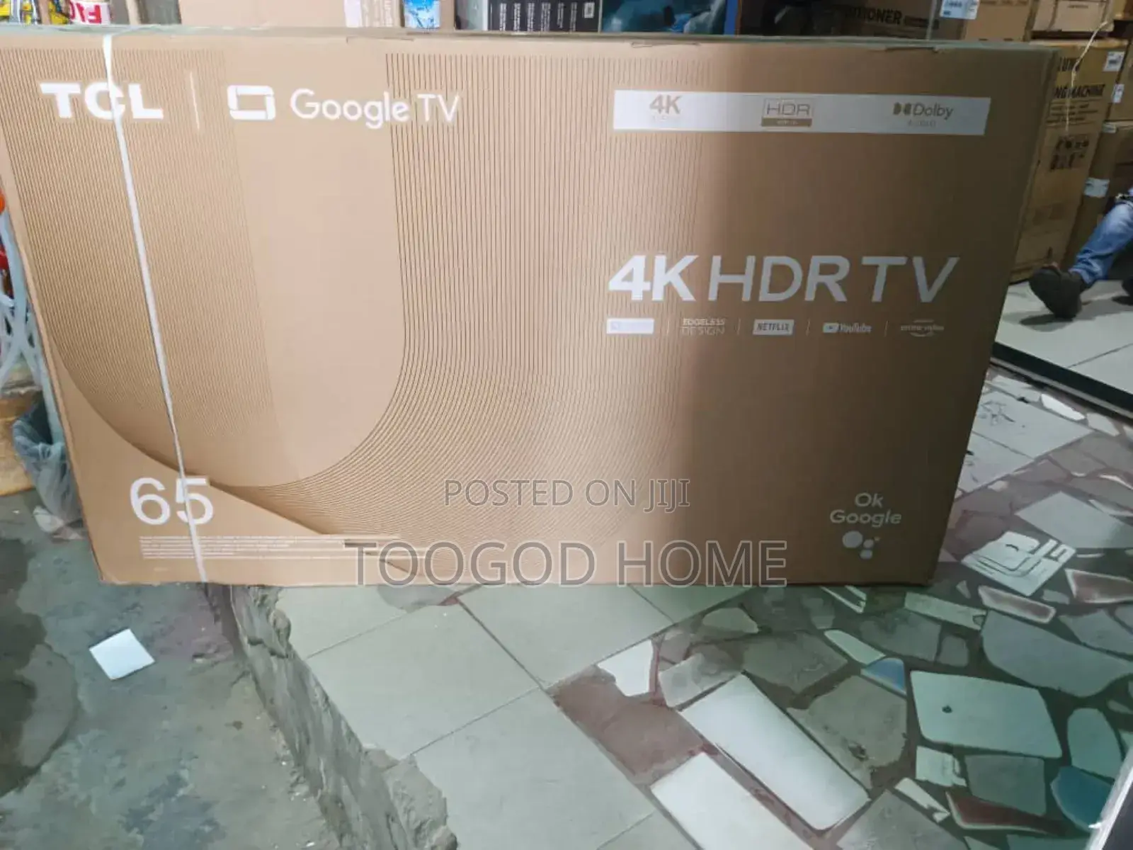 Original TCL 65 Inches Google Tv Smart Tv