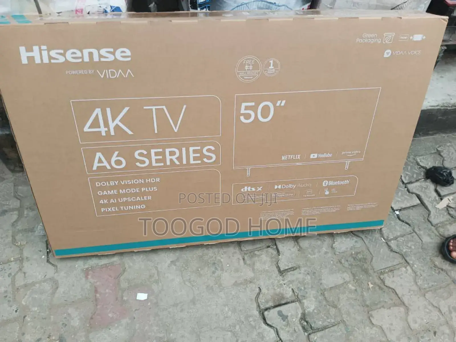 Hisense A6series Smart Television 50"