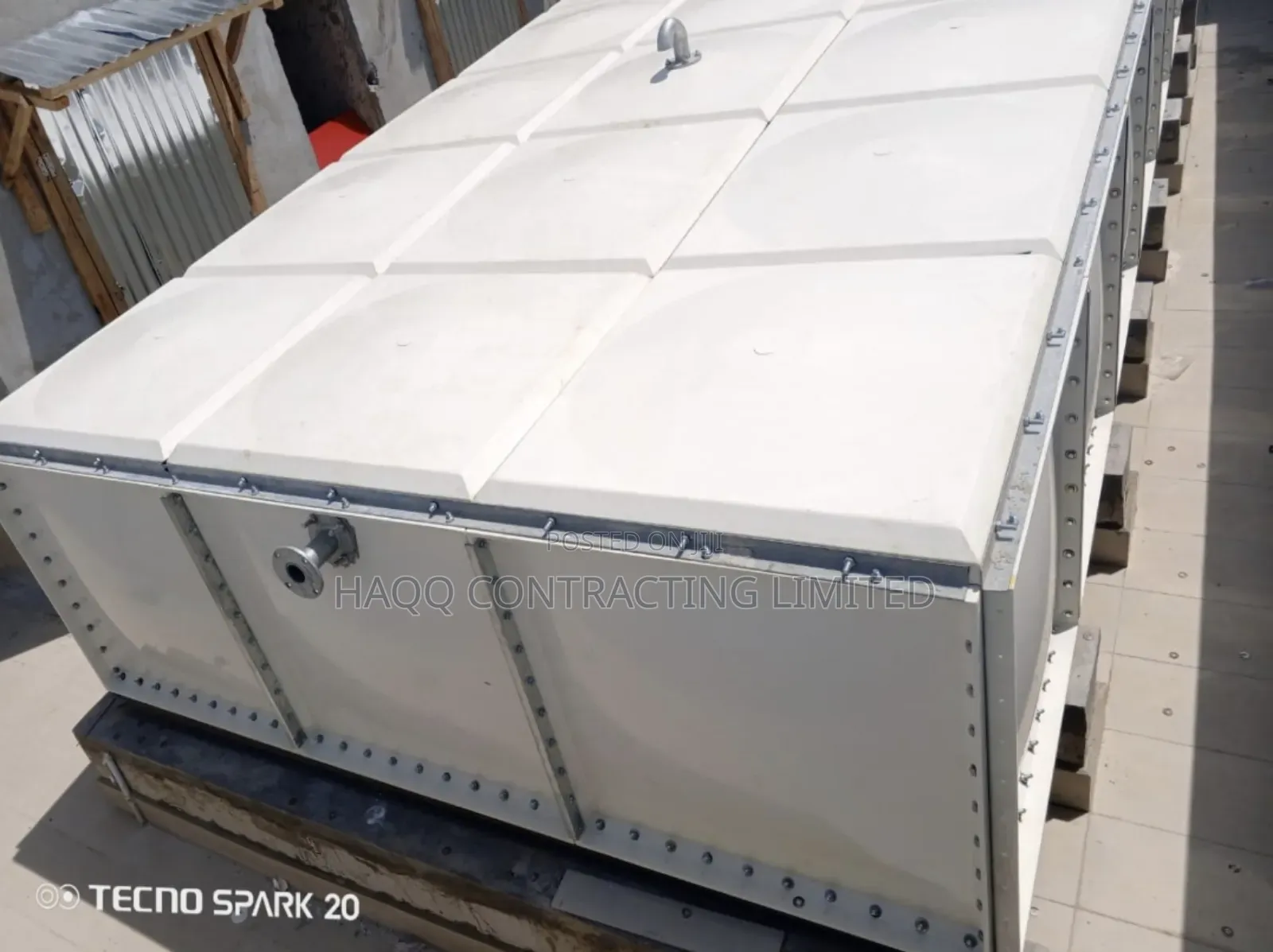 GRP,FRP Fibreglass, SMC Panels Water Tank Construction