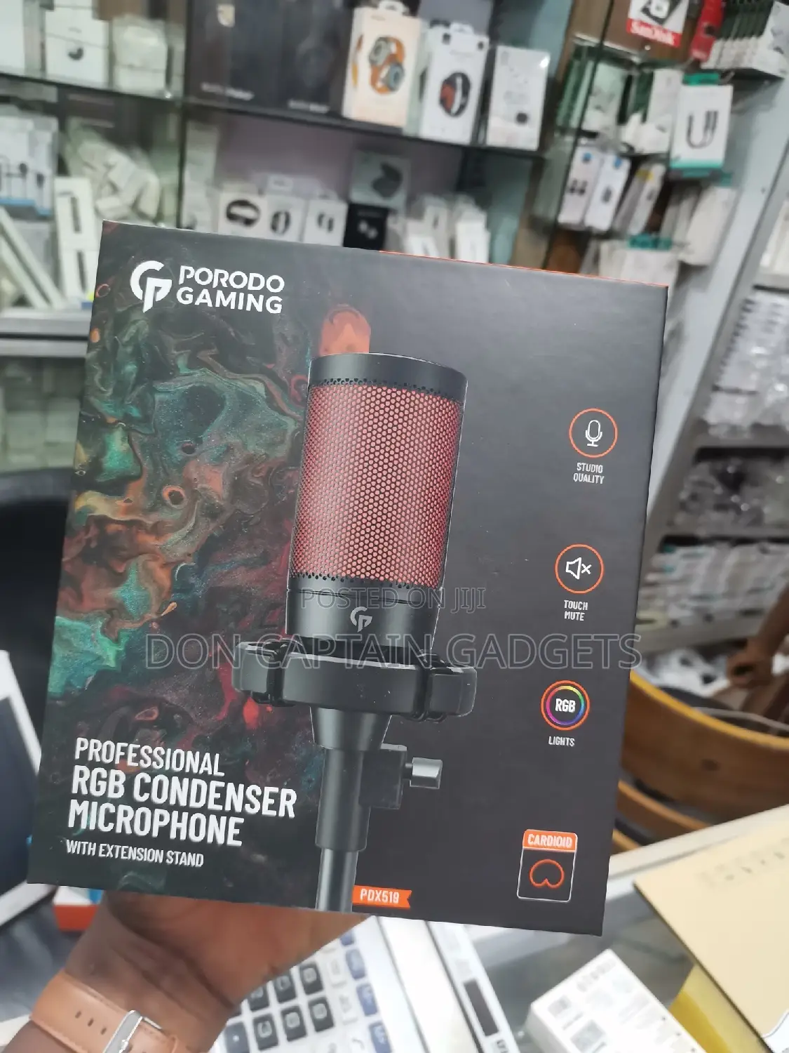 Porodo RGB Condenser Microphone