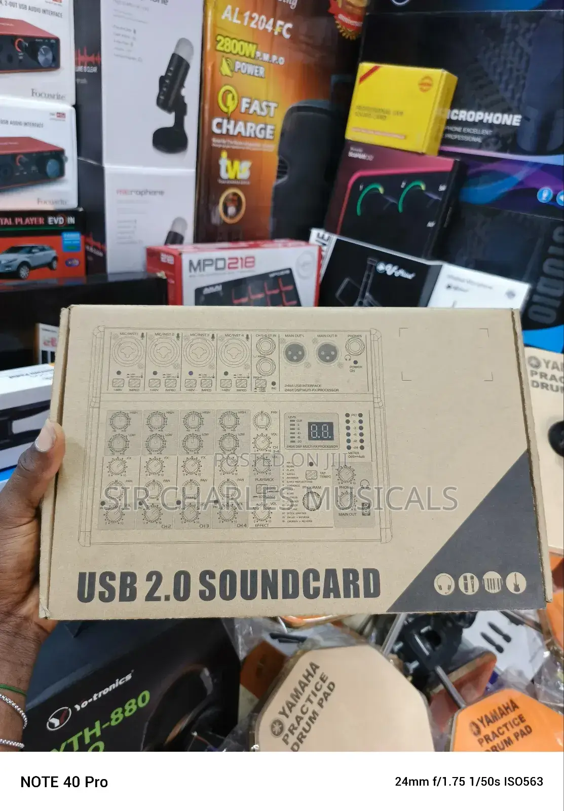 USB 2.0 Mixer Sound Card