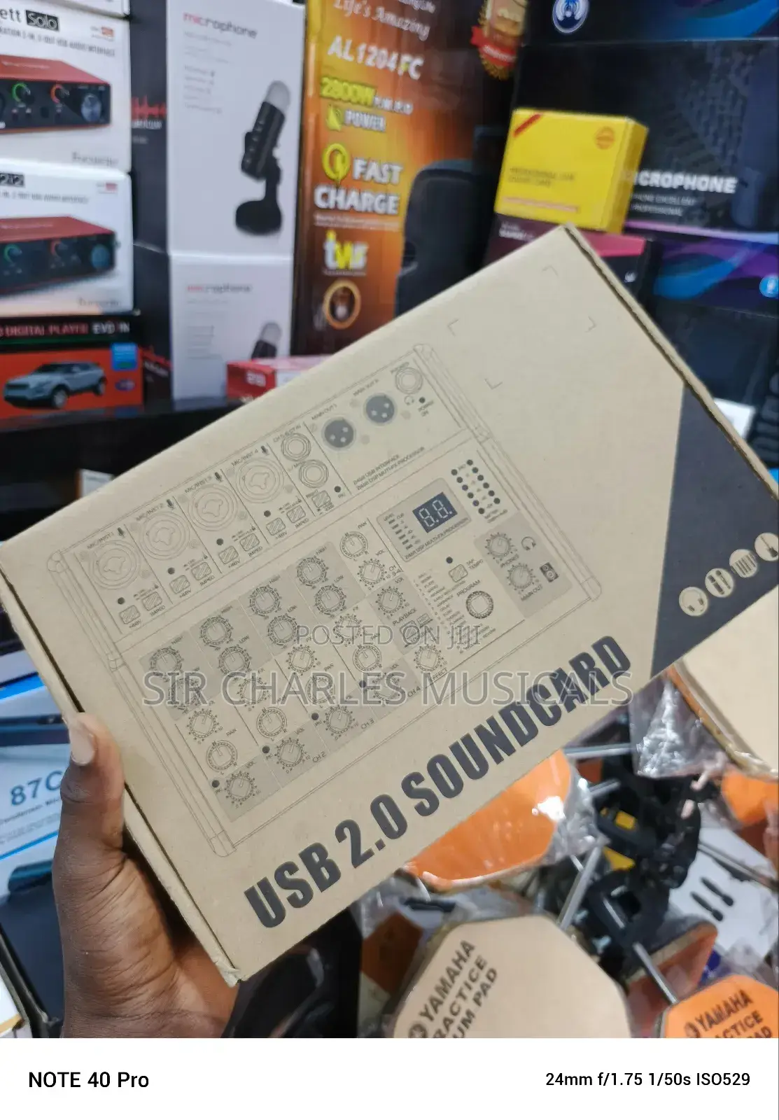 USB 2.0 Mixer Sound Card