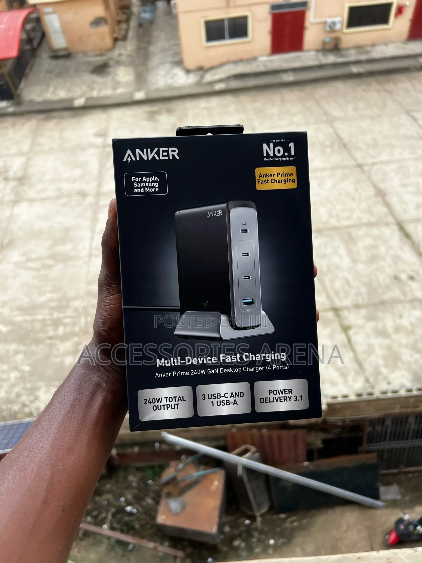 Anker Prime 240W Gan Desktop Charger (4 Ports)