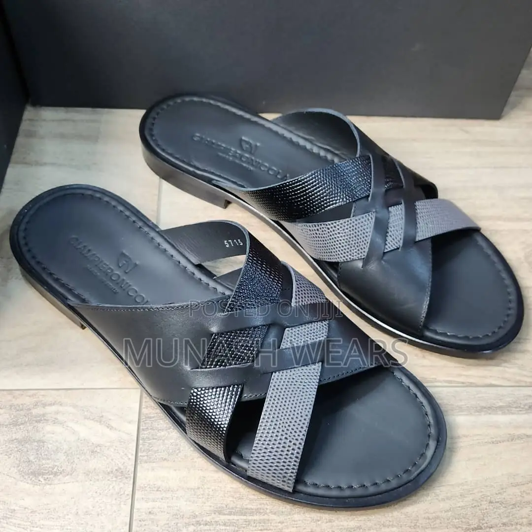 Pure Italian Leather Slipers