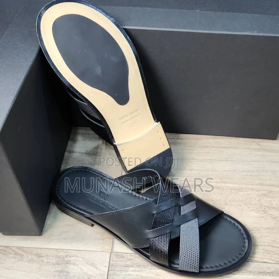 Pure Italian Leather Slipers