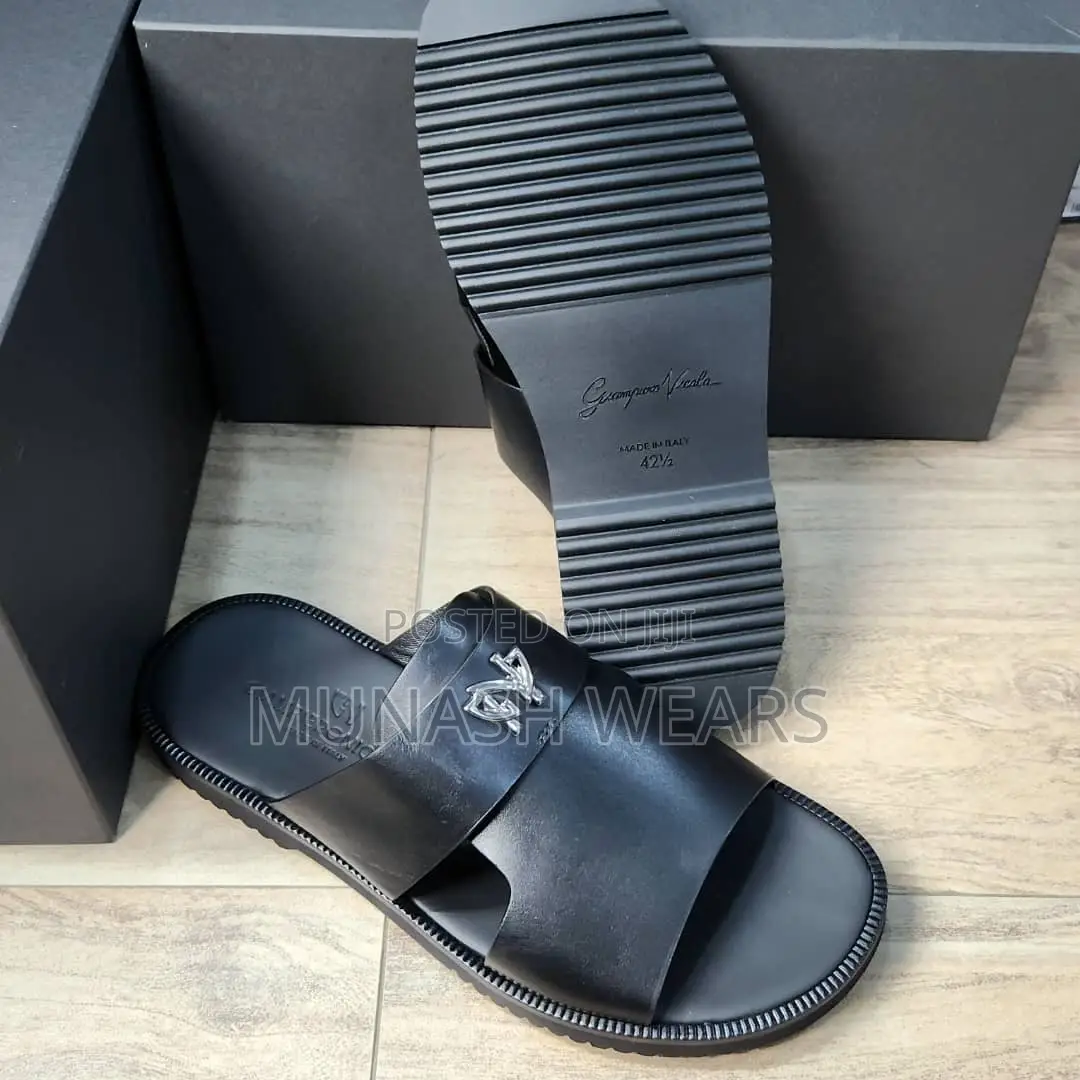 Pure Italian Leather Slipers