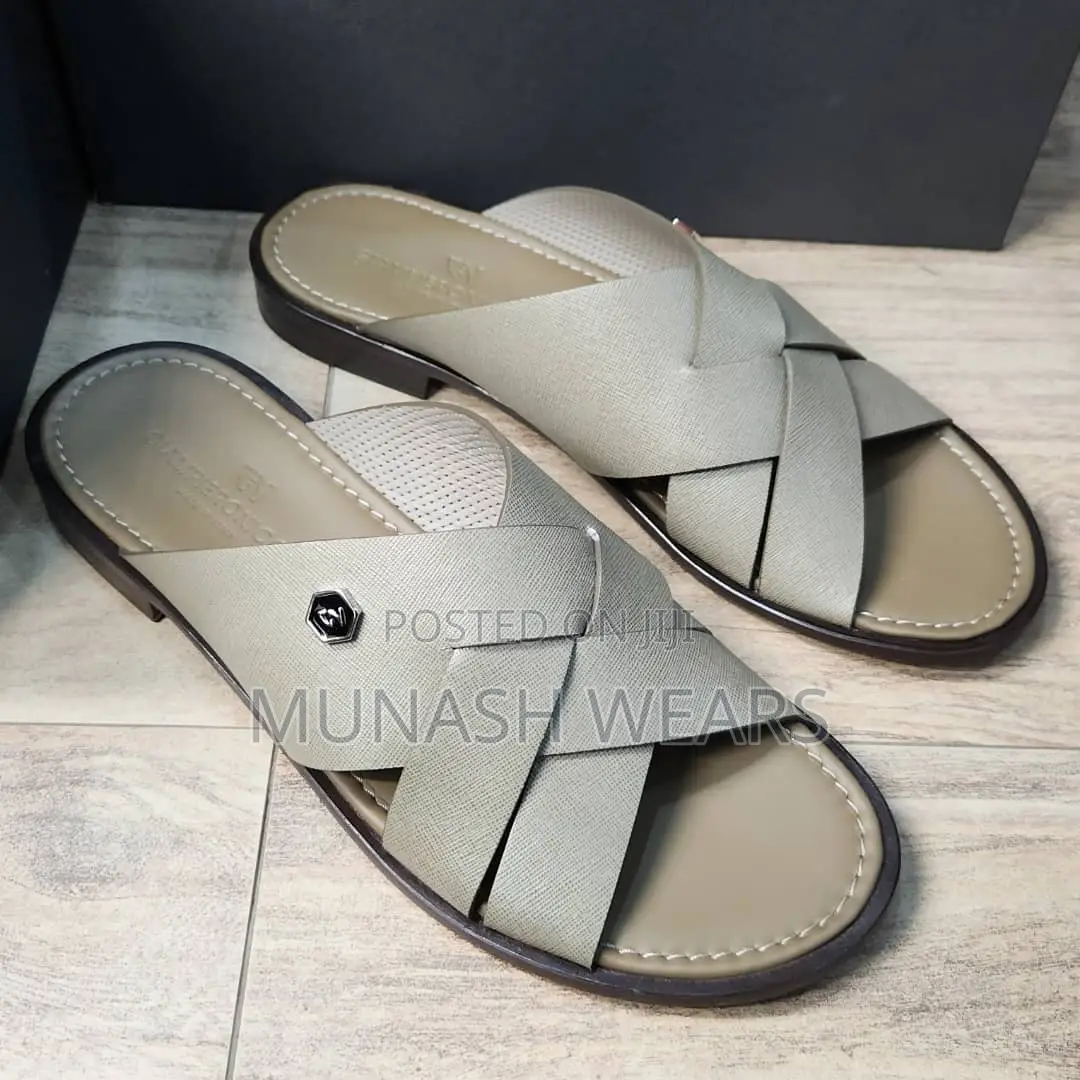 Pure Italian Leather Slipers