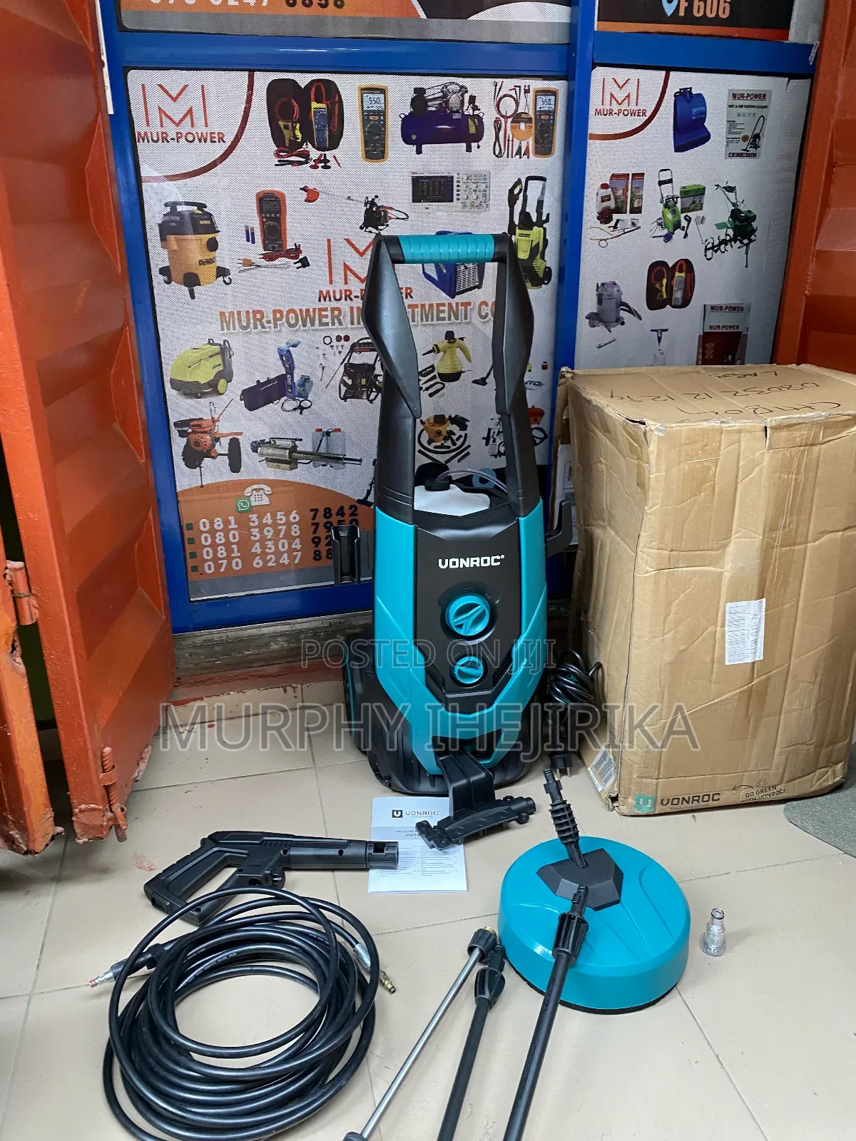 Durable Electric High Pressure Washing Machine 2200watts