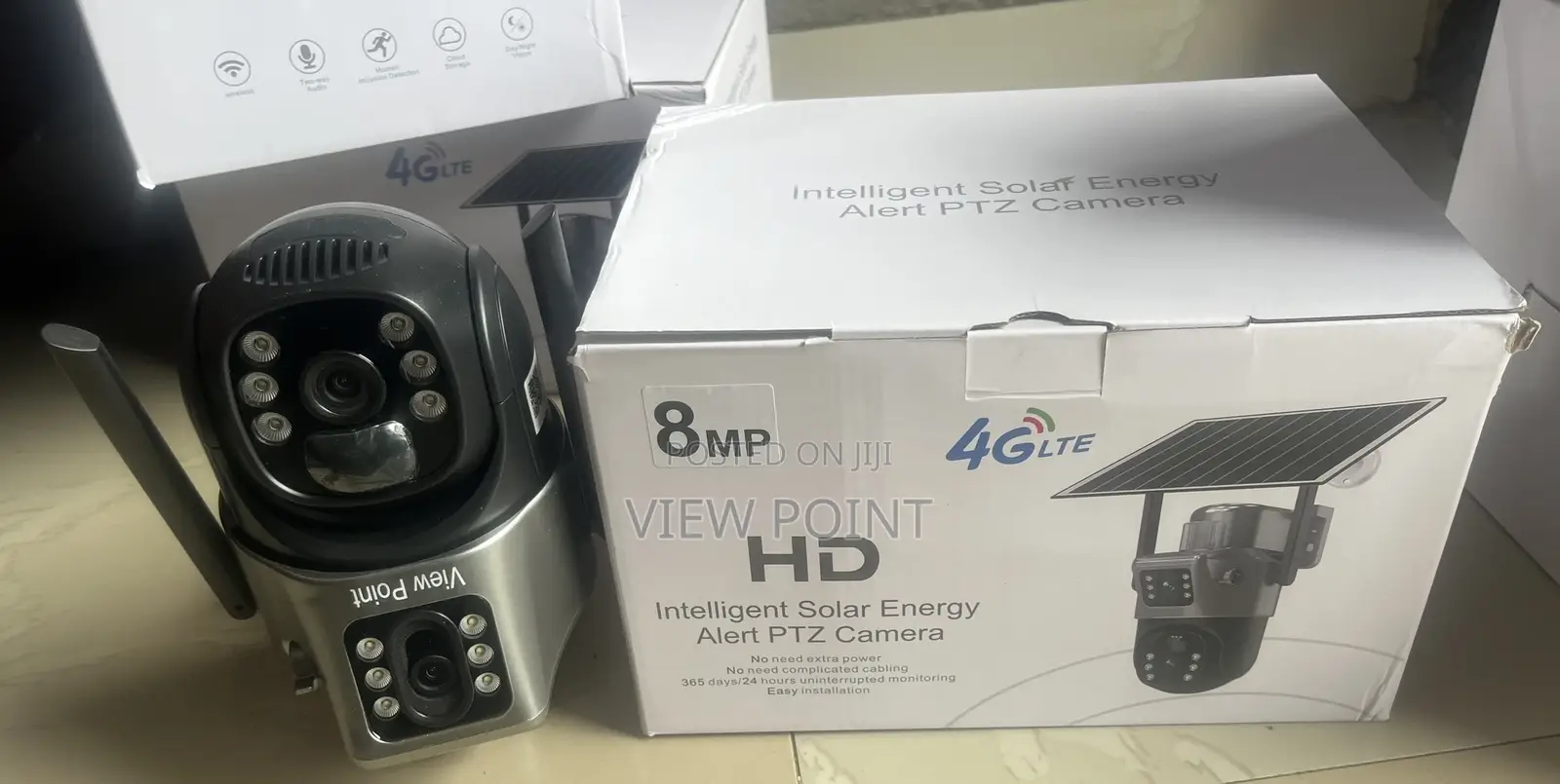 Dual Lens Security Camera V380 Pro Smart Home 8mp Auto