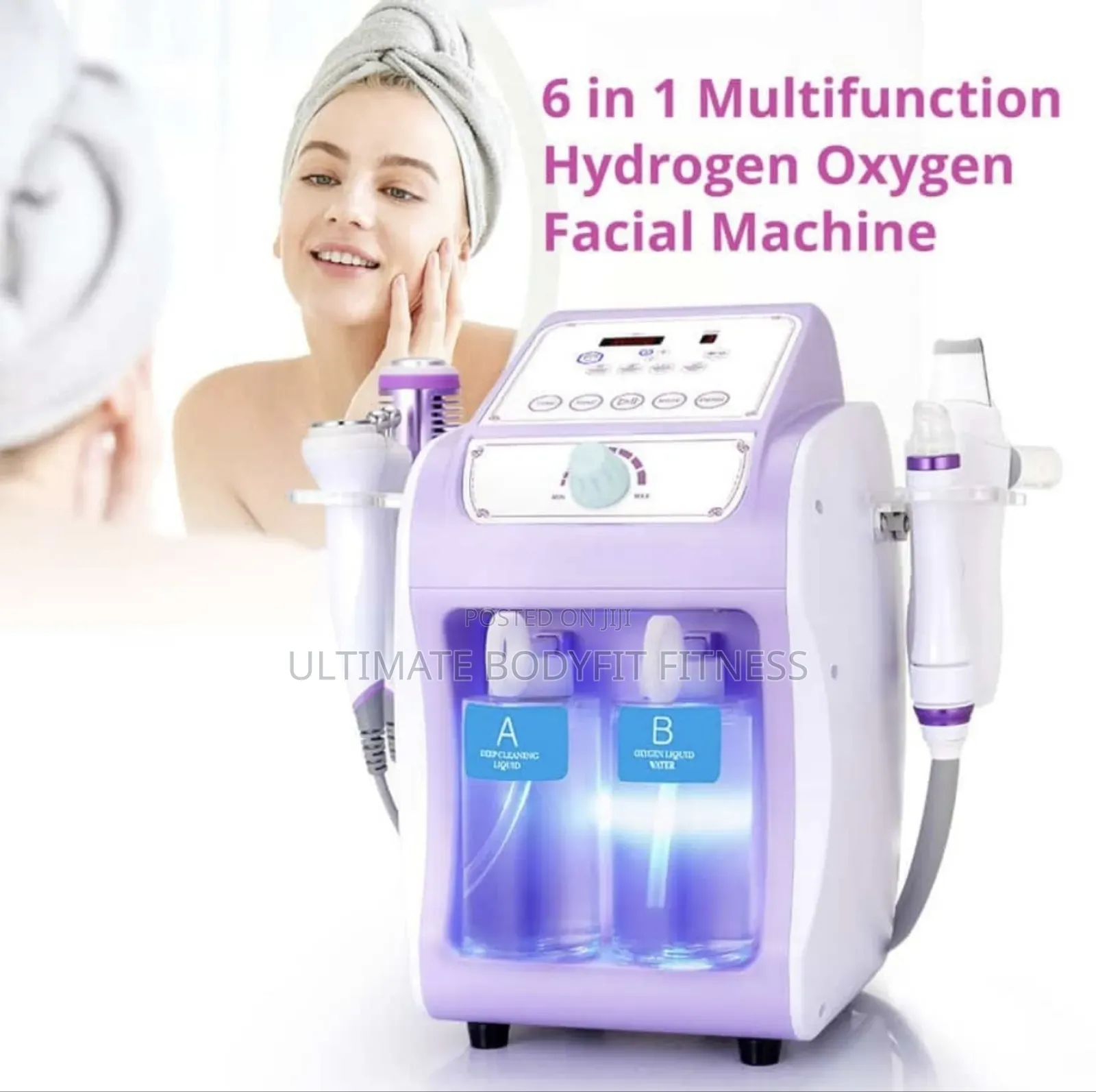 Brand New Hydro 6 in 1 Multi Hydrogen Oxygen Facial Machine