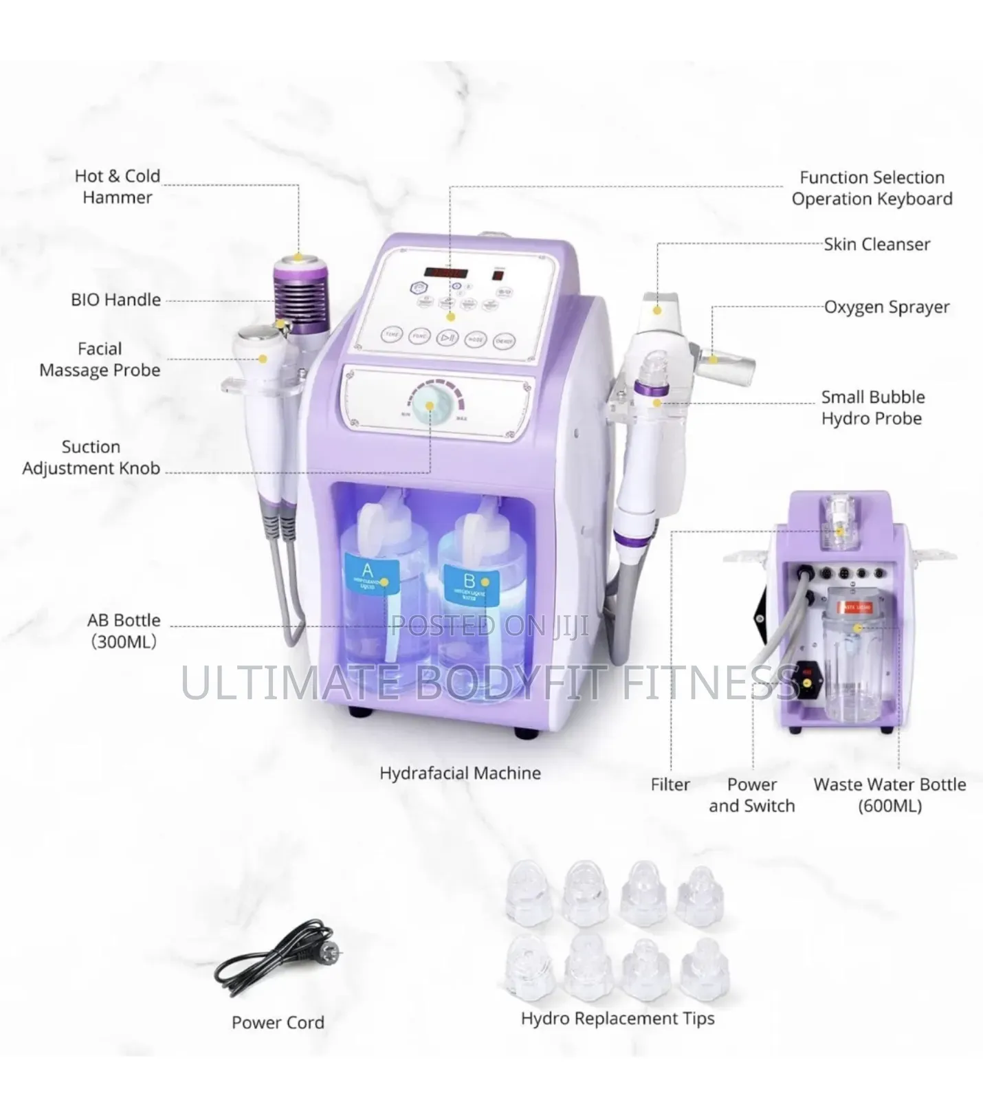 Brand New Hydro 6 in 1 Multi Hydrogen Oxygen Facial Machine