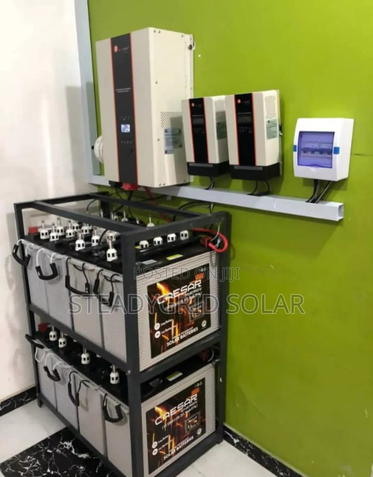 10kva Solar Hybrid Inverter Paired With (8)TUBULAR BATTERIES