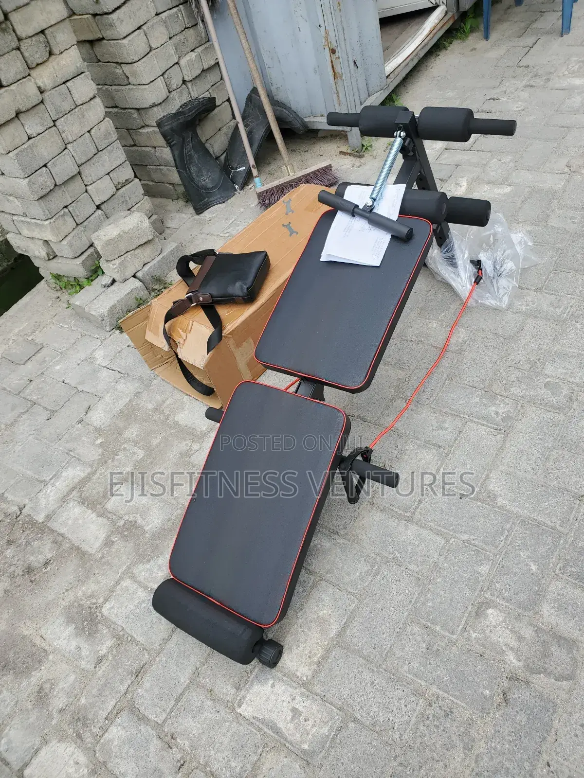 Foldable Situp Bench With Spring
