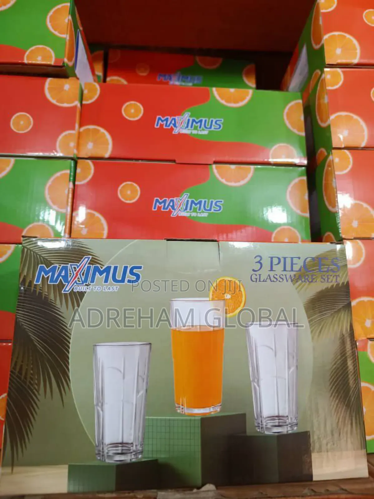 Maximus 3pcs Quality Glassware Set/Tumblers