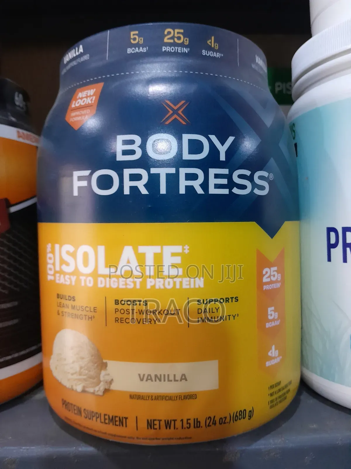 Body Fortress 100% Isolate Easy-to-Digest Protein Powder