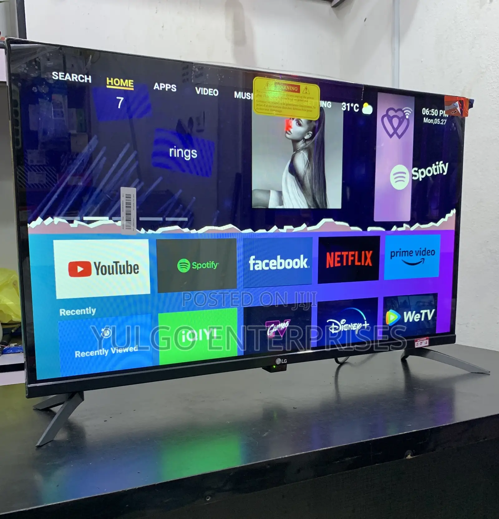 Lg 32 Inch Smart Tv , Netflix, Youtube