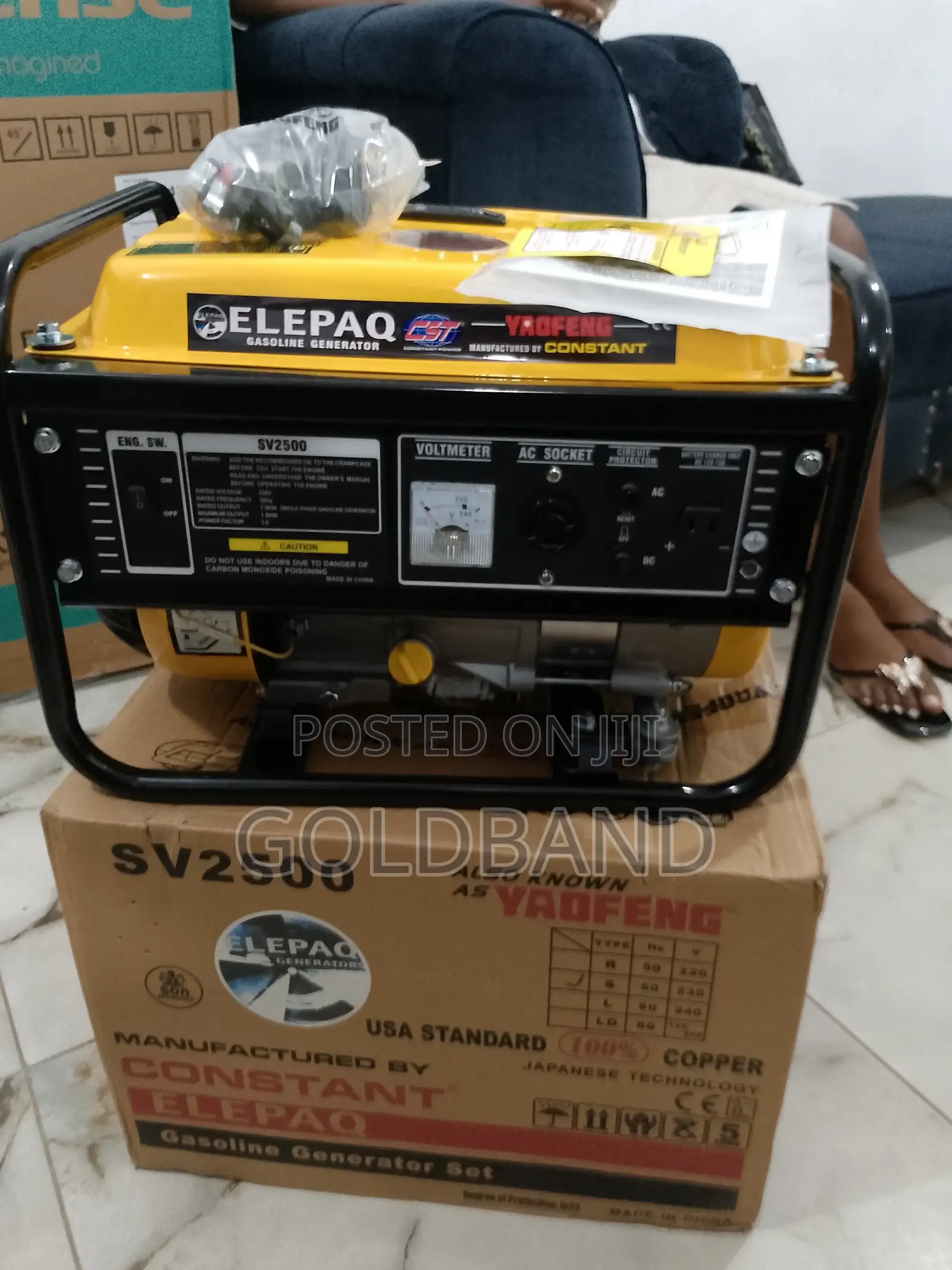 Effective Selling Elepaq Generator "Sv2500 1.5kva"
