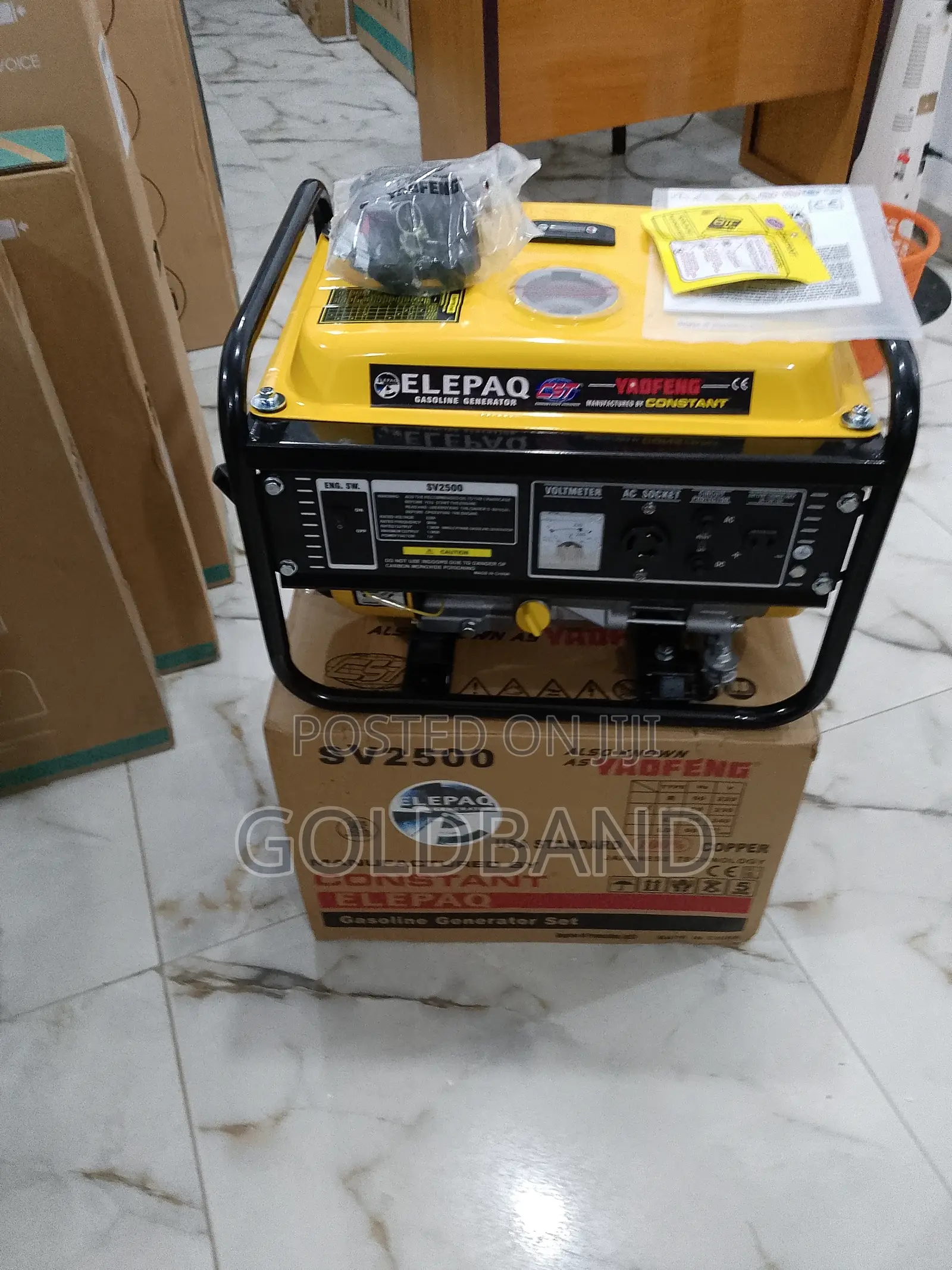Neatly Produced "Sv2500 1.5kva" Elepaq Generator