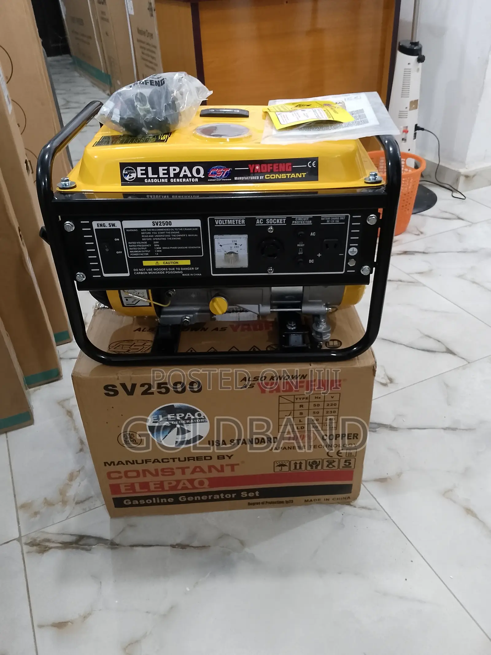 Strong and Neatly Produced 1.5kva Sv2500 Elepaq Generator