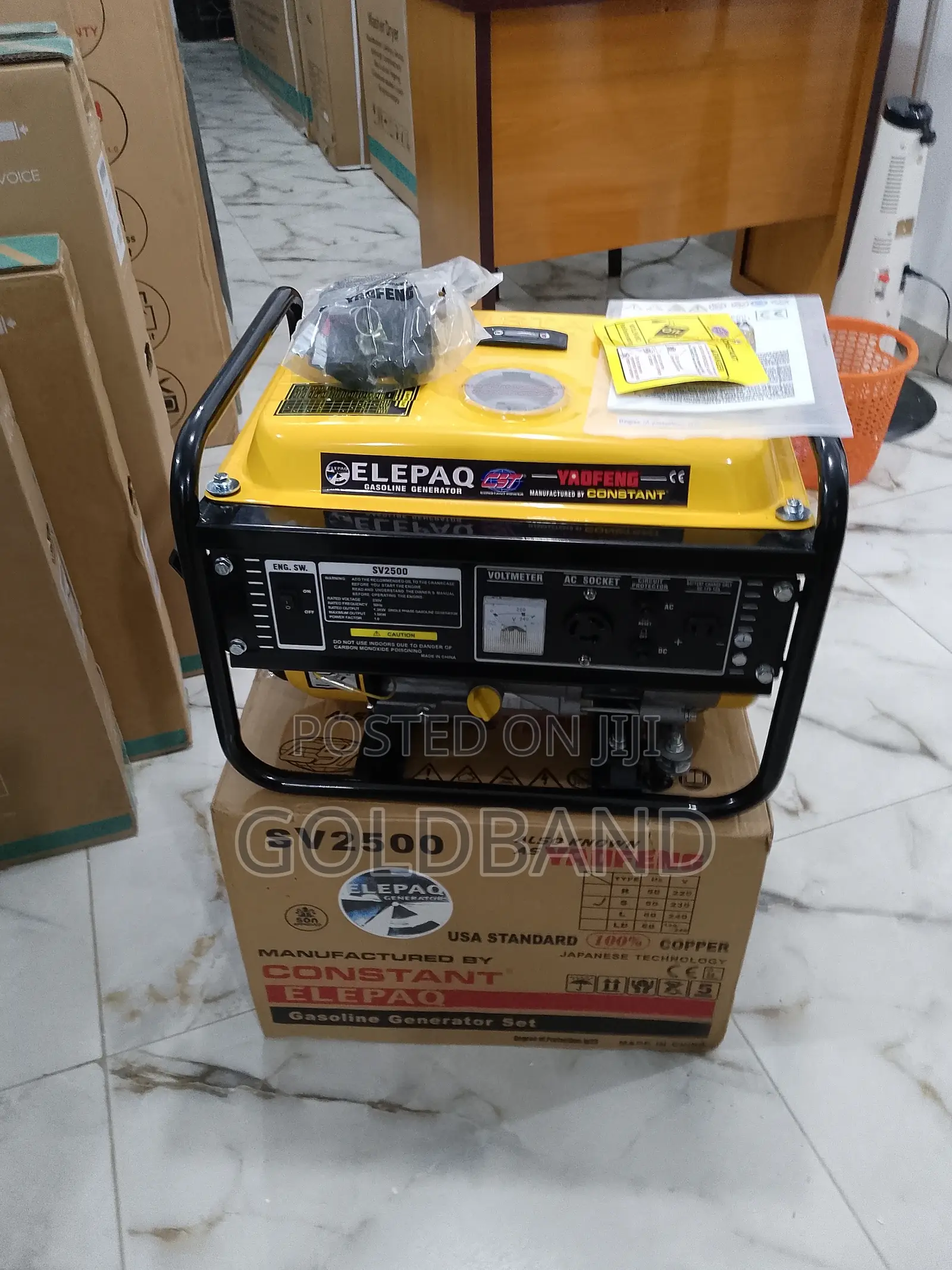 New and Advanced 1.5kva "Sv2500" Elepaq Generator