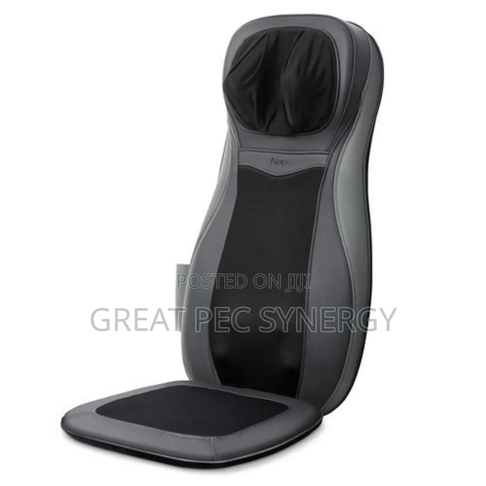 Chair And Car Seat Cushion With Back Neck Massager.