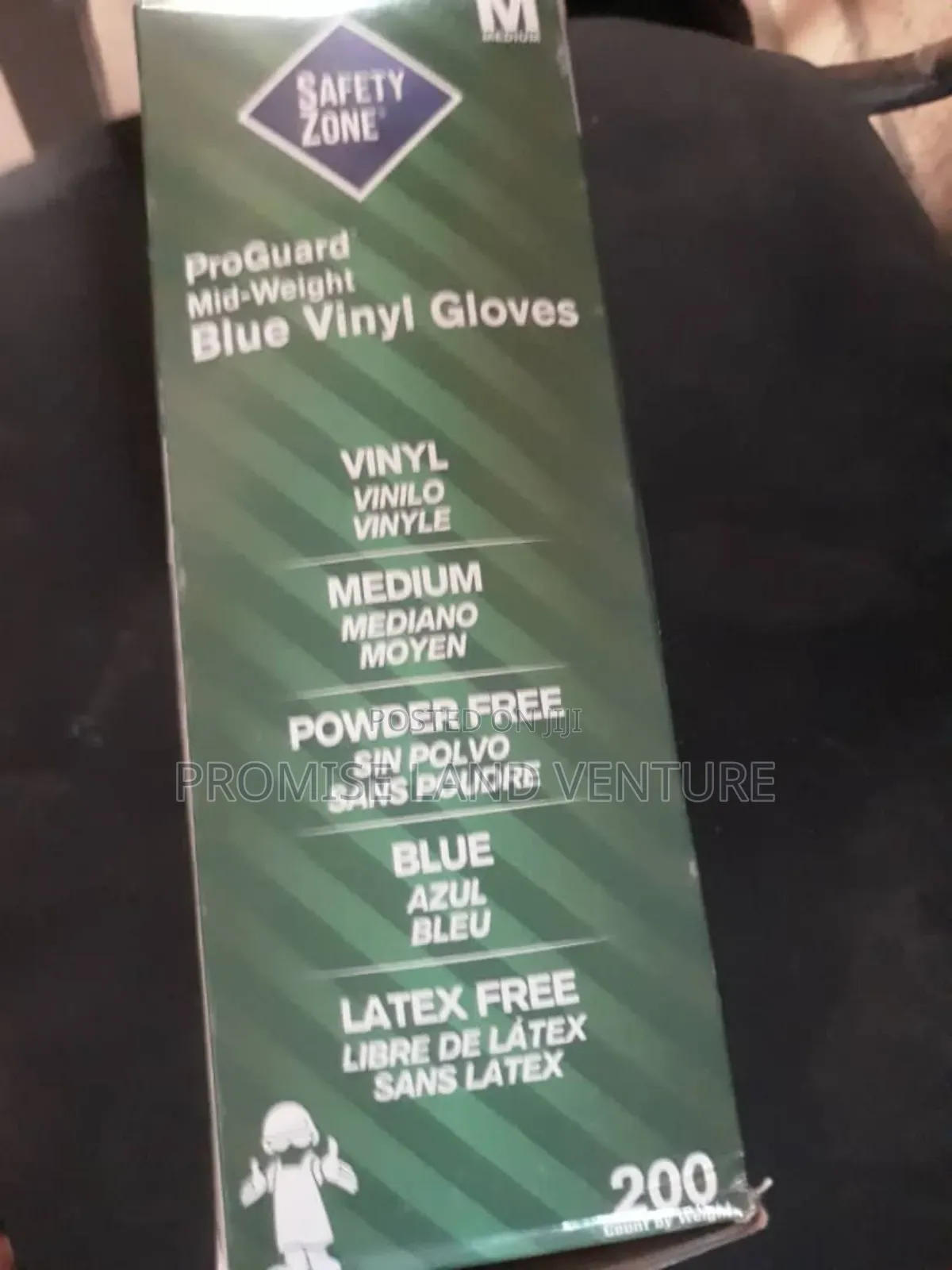 Blue Vinyl Gloves Carton of 10box by 100 PCS