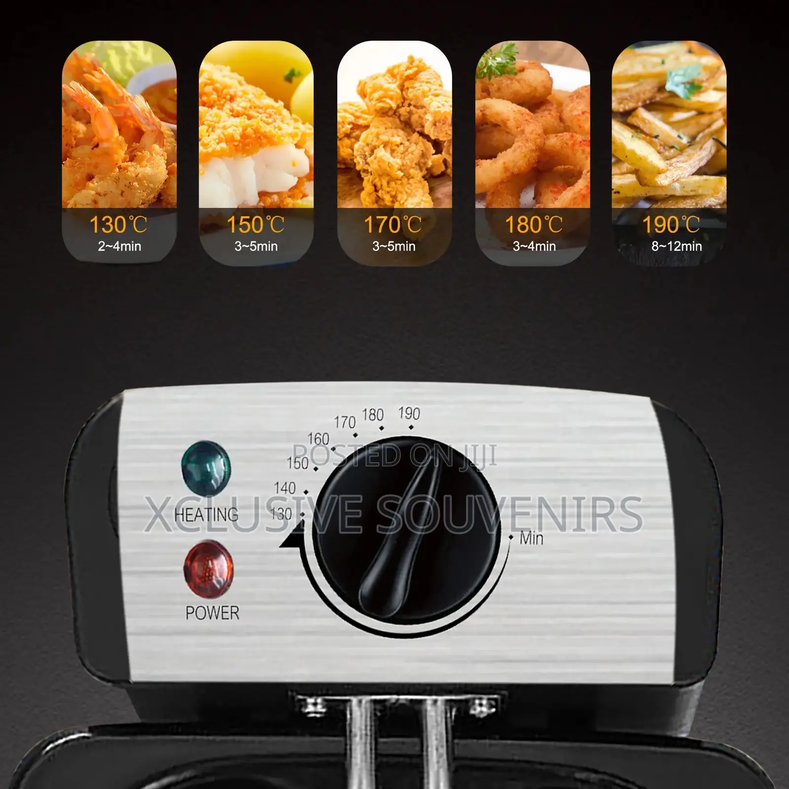 Large Capacity Household Stainless Steel Electric Deep Fryer