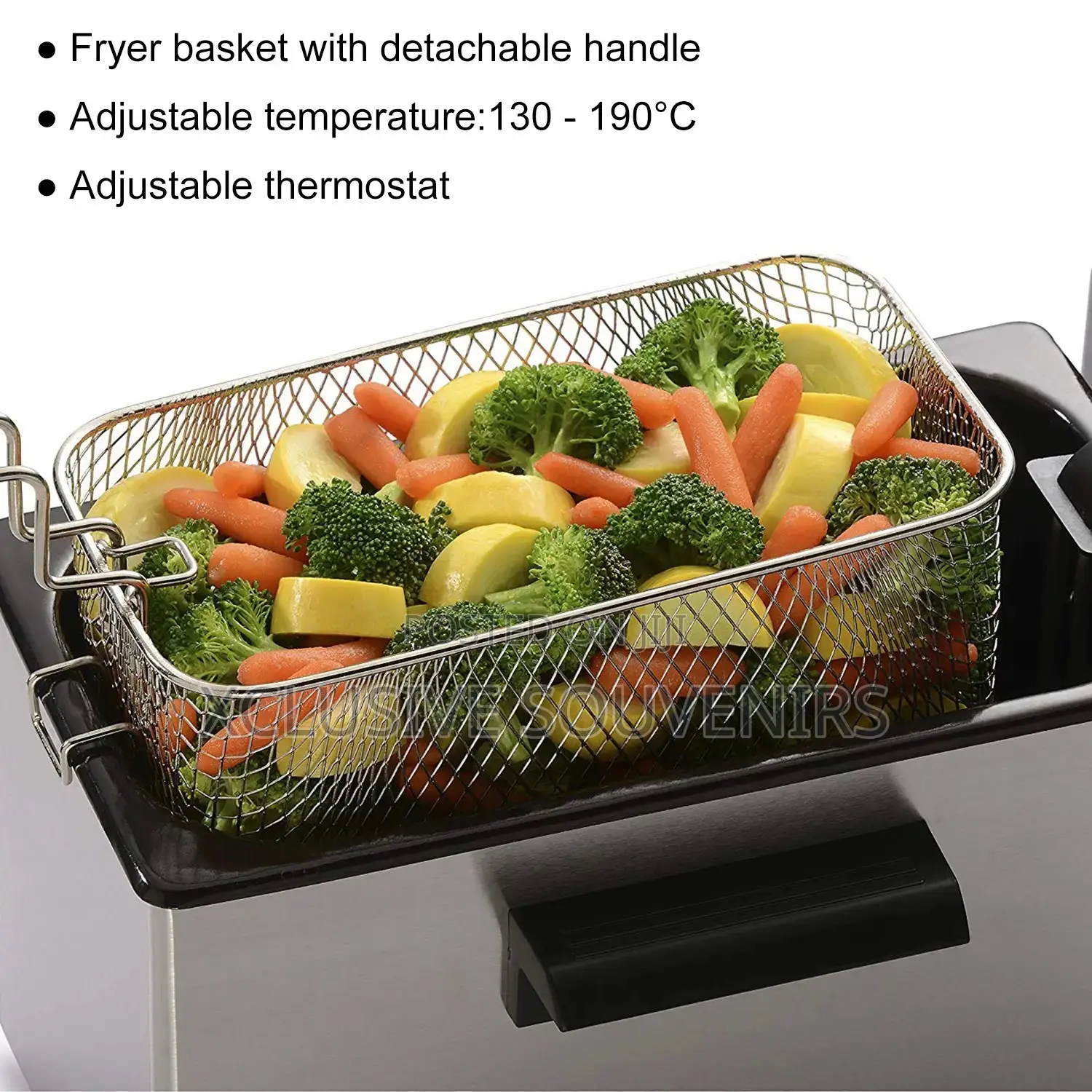 Large Capacity Household Stainless Steel Electric Deep Fryer