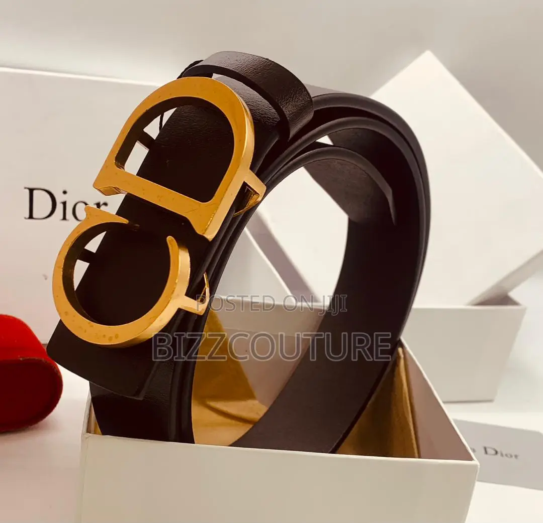 Original CHRISTIAN Dior Brown Leather Belt Is Available
