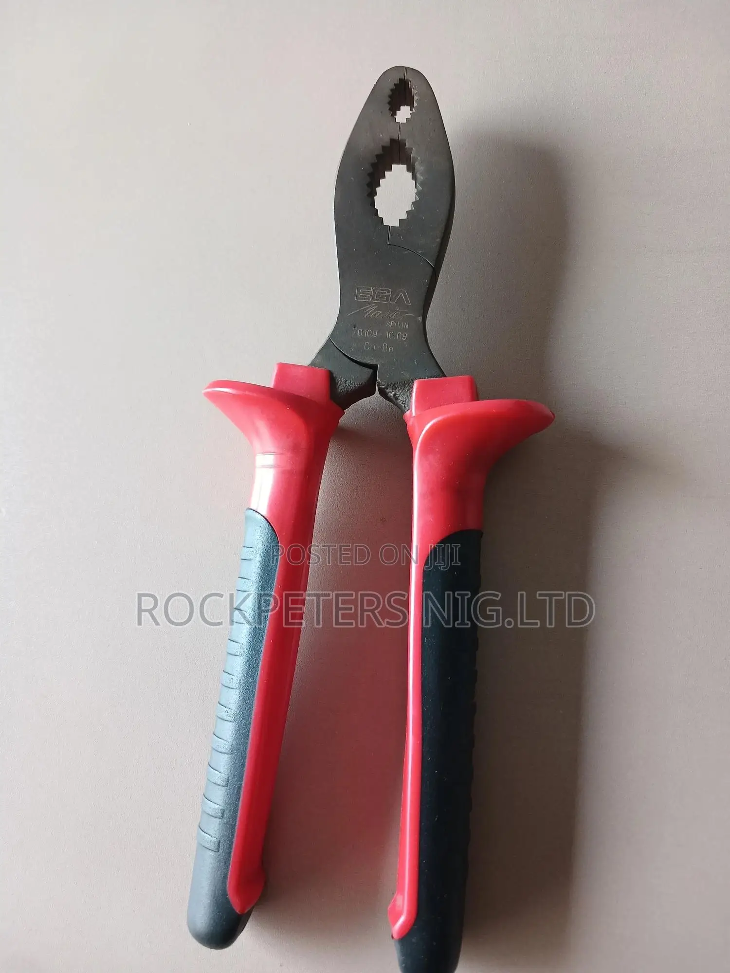 EGAMASTER 70109 Gas Pipe Plier 210 Mm Non Sparking Cu-Be