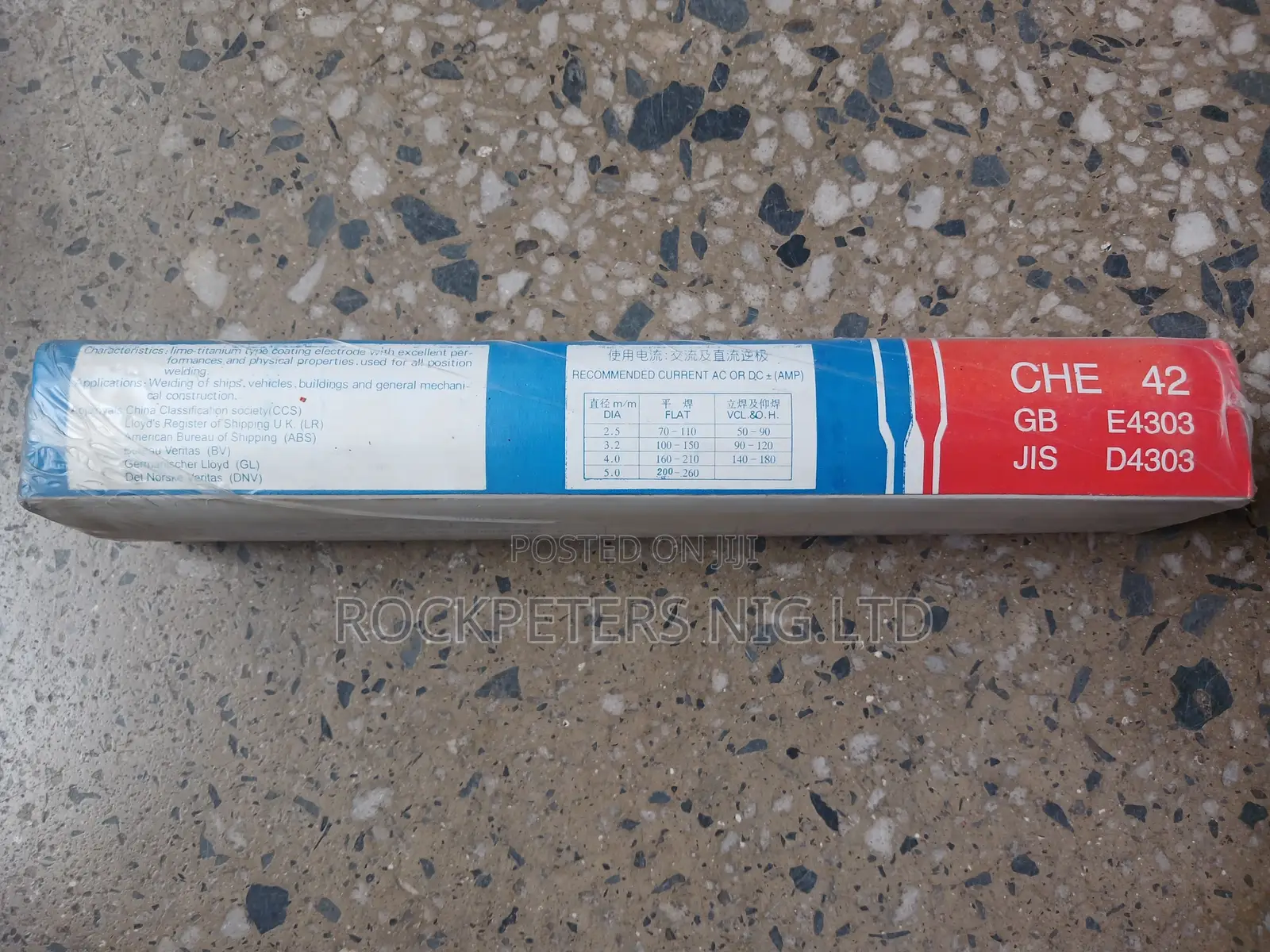 5kg Atlantic Che42 Welding Electrodes 3.2 X350mm