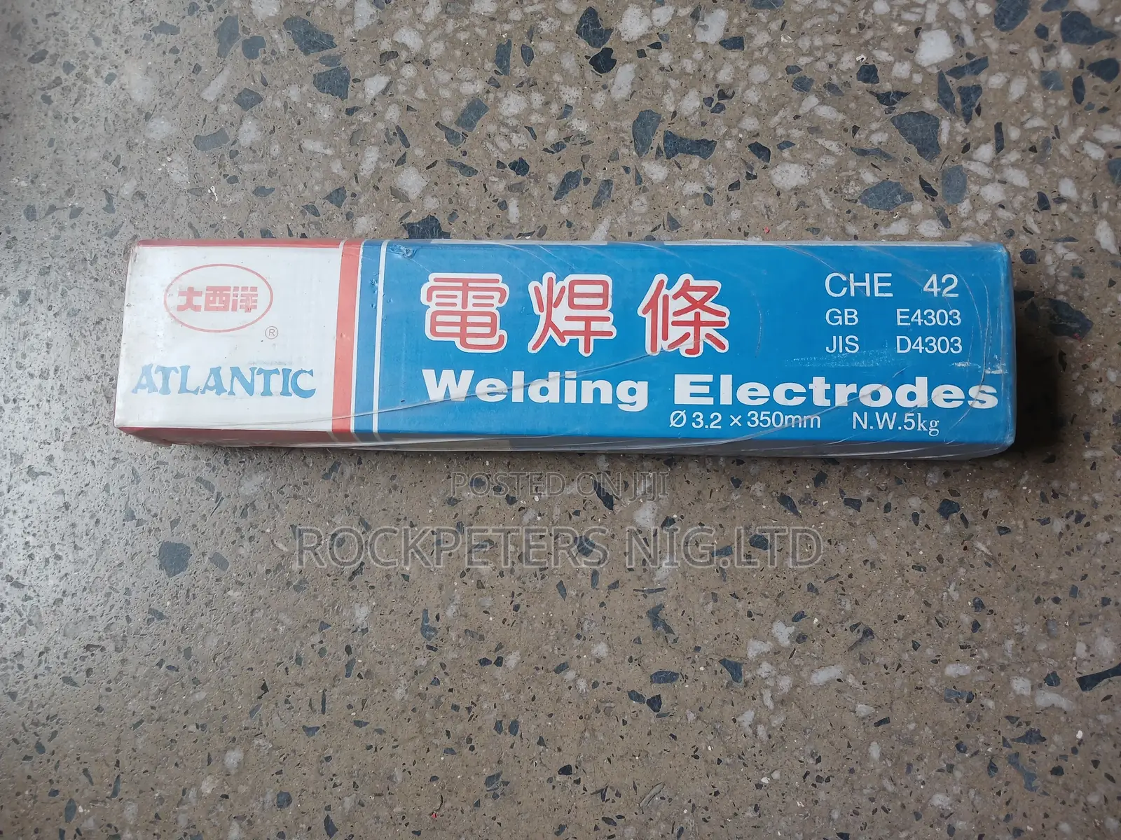 5kg Atlantic Che42 Welding Electrodes 3.2 X350mm