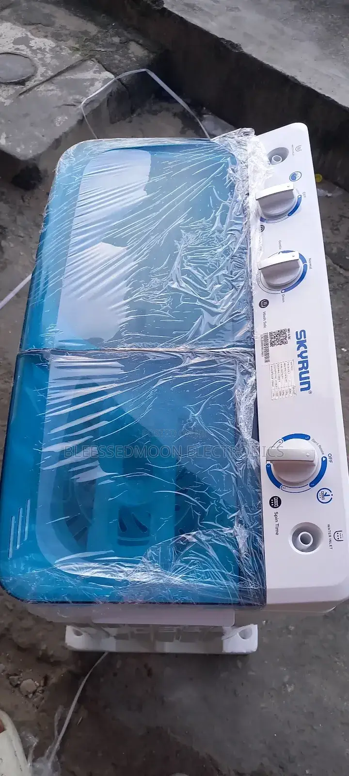 Skyrun Heavy Duty Manual Washing Machine 7.5kg Fast Washing