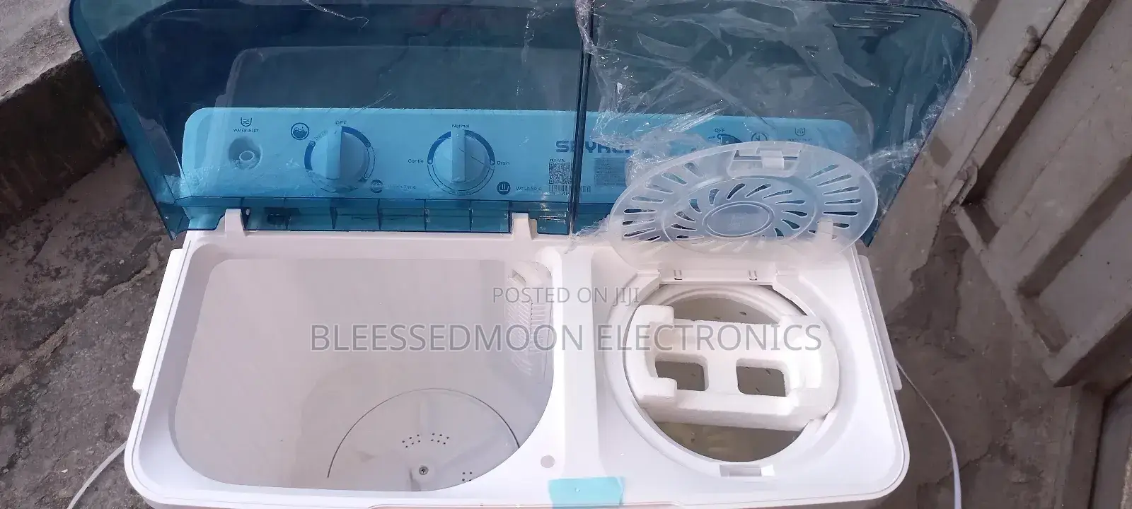 Skyrun Heavy Duty Manual Washing Machine 7.5kg Fast Washing