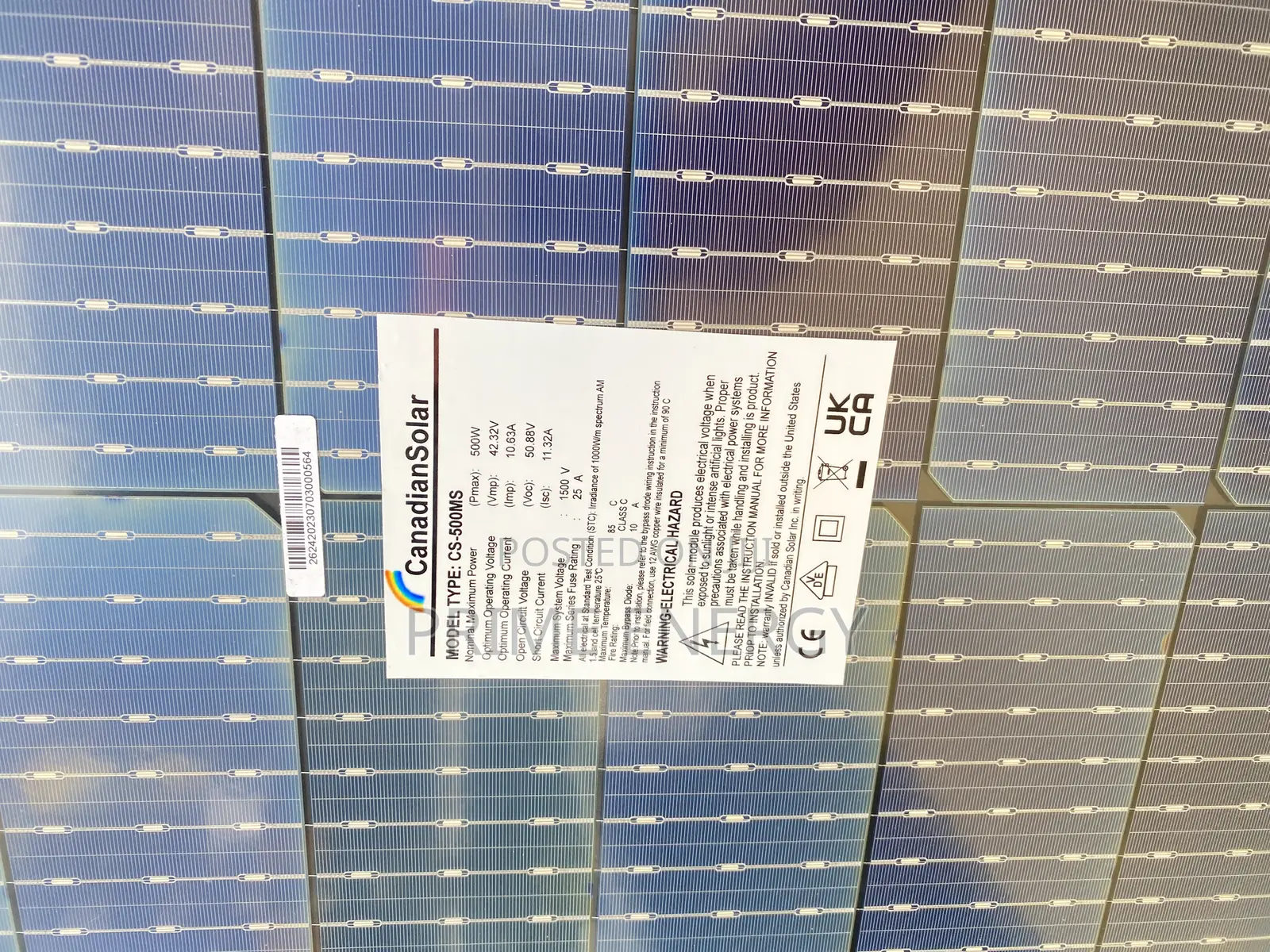 500w Canadiansolar