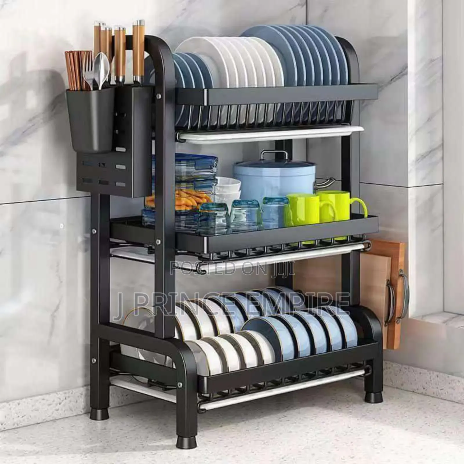 Metal Plate Rack/ Dish Drainer -3 Layers