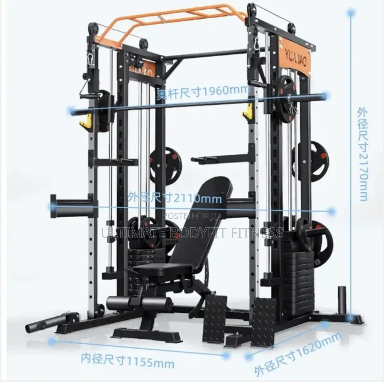 Brand New Ns6 Multi-Functional Smith + Cable Crossover + Pec