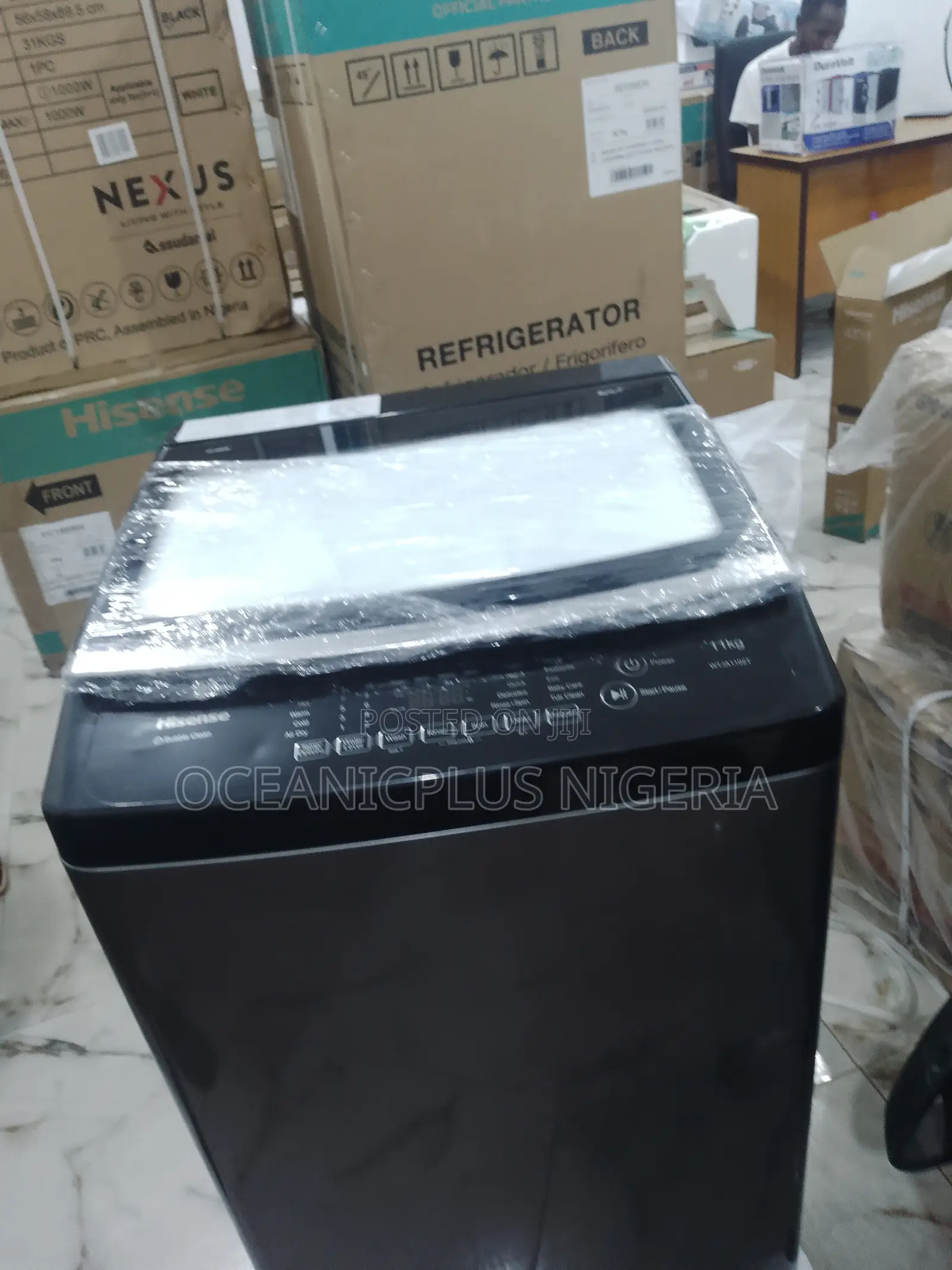 Classic Hisense 10.5kg Automatic Toploader Washing Machinne