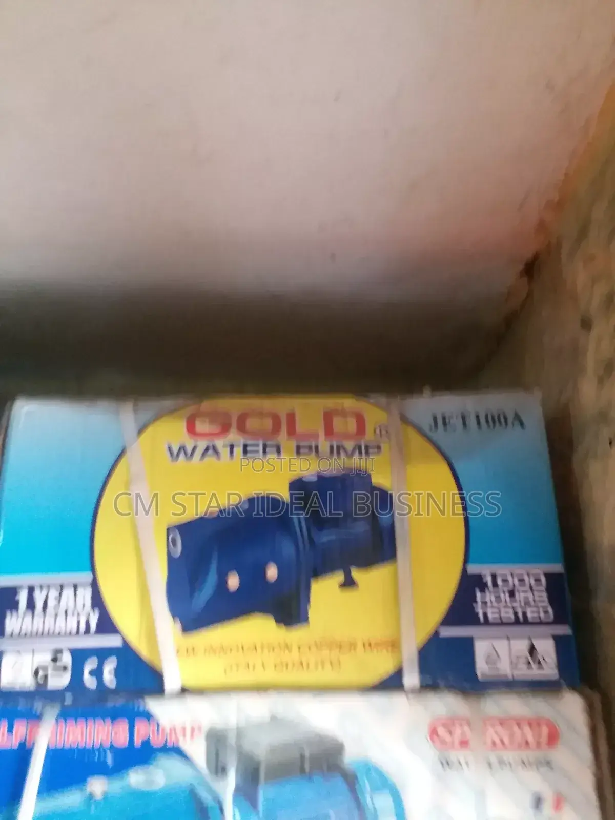 Gold Suface Water Pump 1hp Copper With Temostart