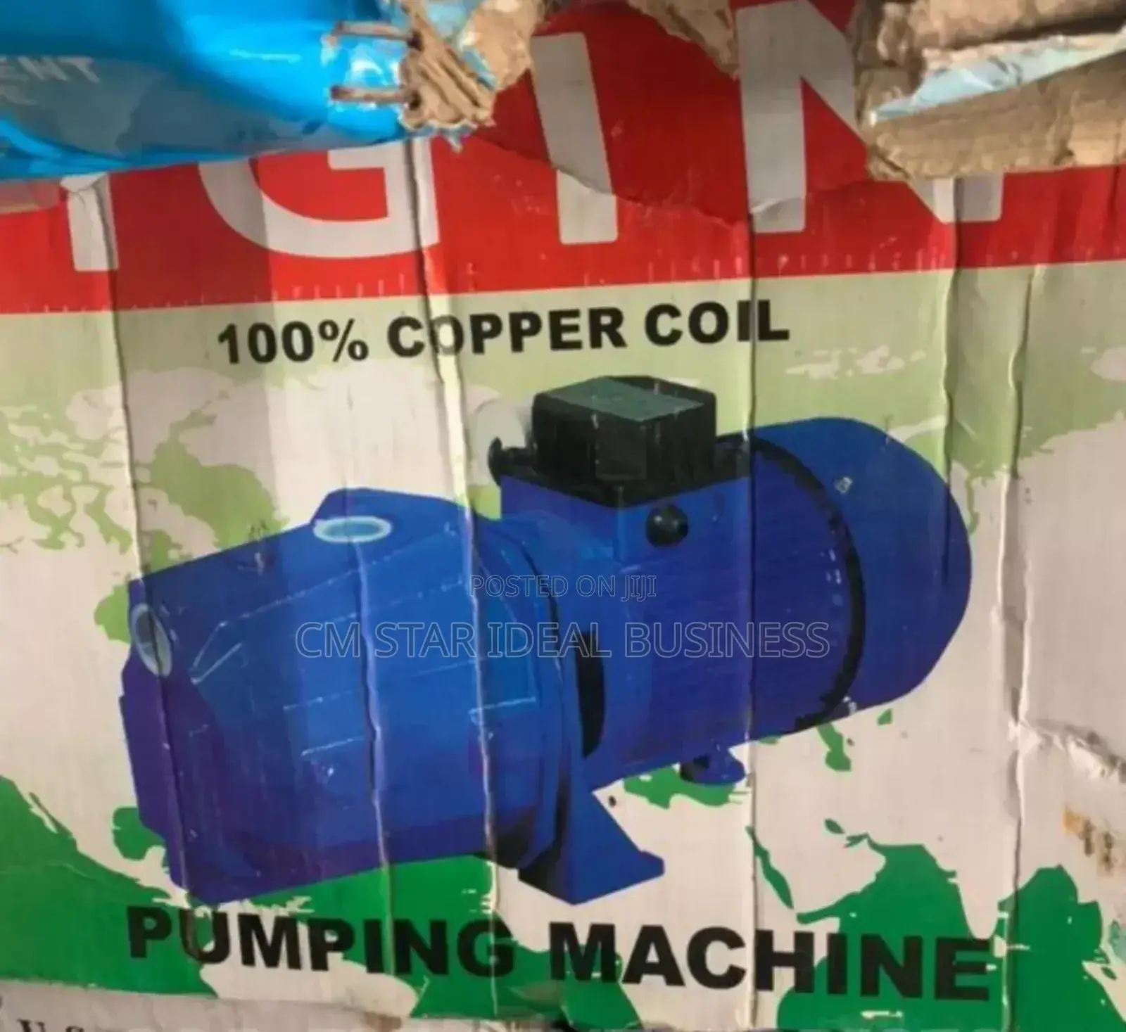 Atlas 1hp Full Alzico Copper Coil Water Pump