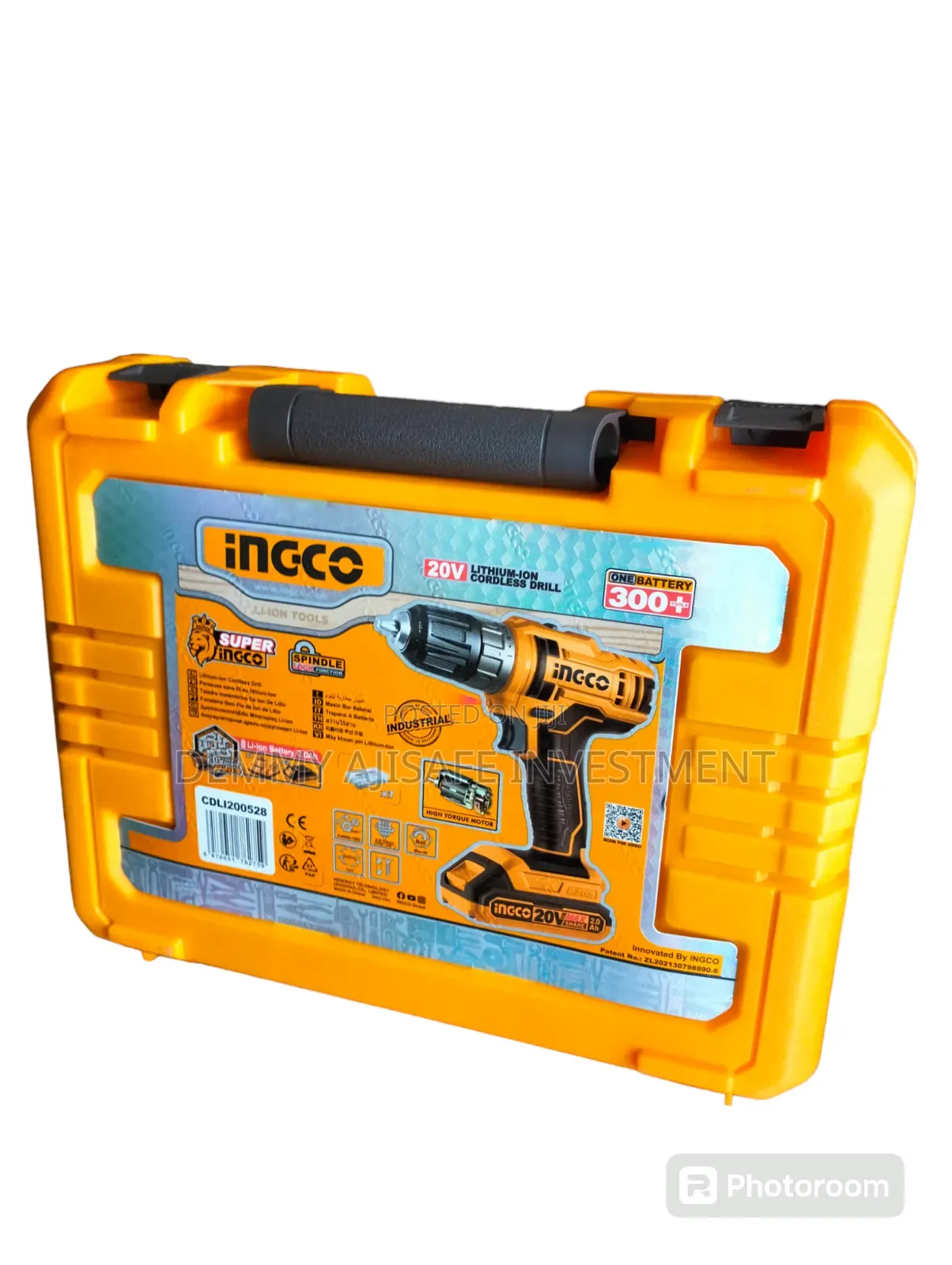 Ingco Cordless Drill 20v/2-0ah