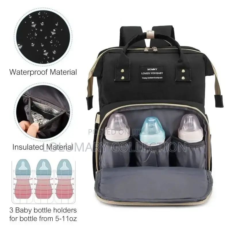 Multifunctional Baby Bed Bag / Nursing Mom Baby Bag