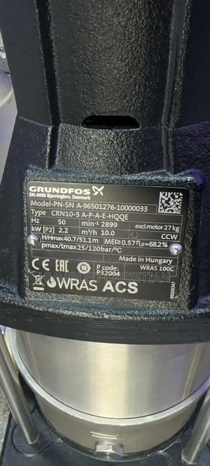 Grundfos Vatical Pump