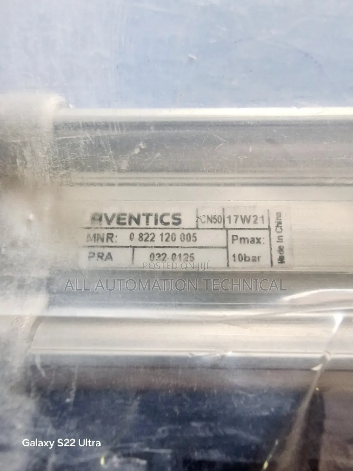 Aventics Pneumatic Actuator Cylinder | 0822120005 | 032-0125