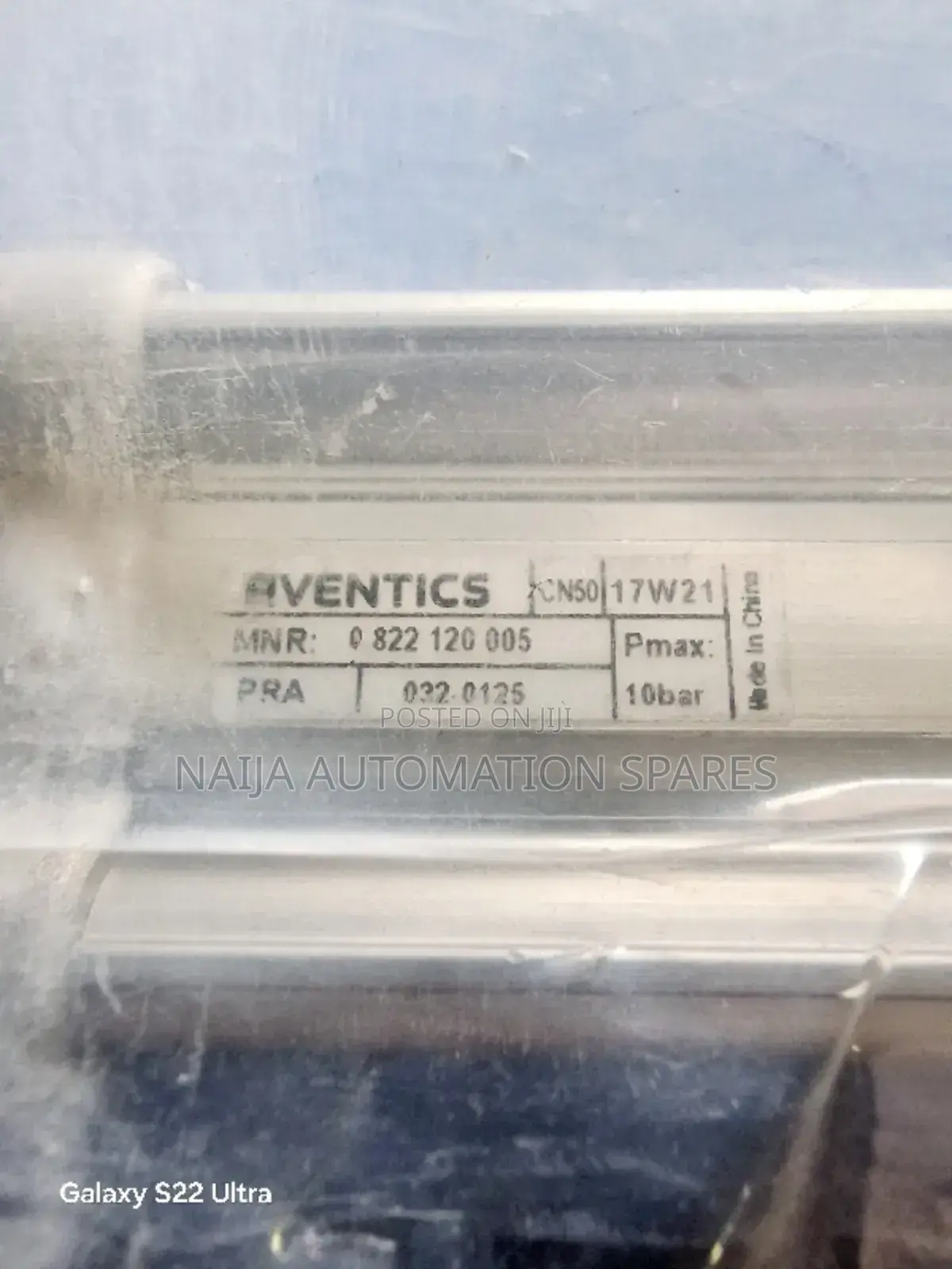 Aventics Pneumatic Actuator Cylinder | 0822120005 | 032-0125