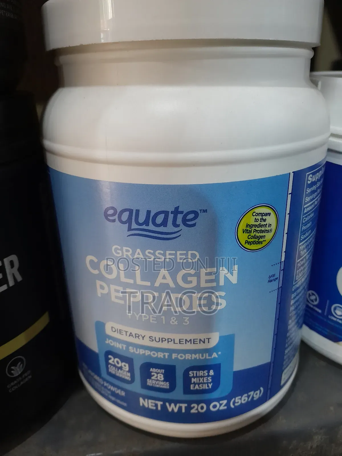 Equate Grass Fed Hydrolyzed Bovin Collagen Peptides