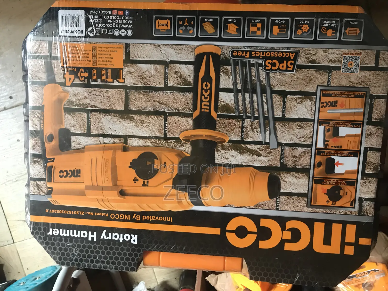 Rotary Hammer Machine 800w